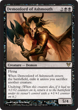 Demonlord of Ashmouth (Avacyn Restored) Heavy Play
