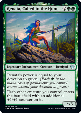 Renata, Called to the Hunt (Theros Beyond Death) Medium Play
