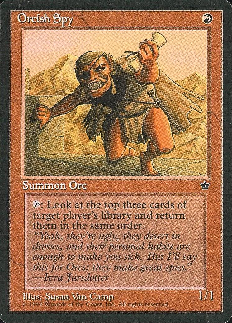 Orcish Spy (2) (Fallen Empires) Medium Play
