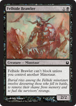 Felhide Brawler (Born of the Gods) Near Mint Foil