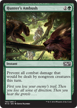 Hunter's Ambush (Magic 2015 Core Set) Light Play