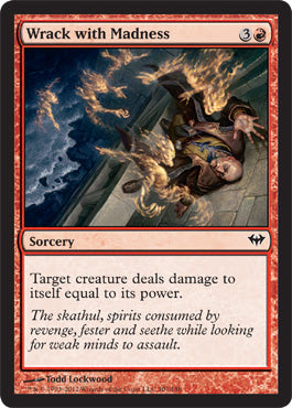 Wrack with Madness (Dark Ascension) Medium Play