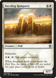 Dazzling Ramparts (Khans of Tarkir) Medium Play
