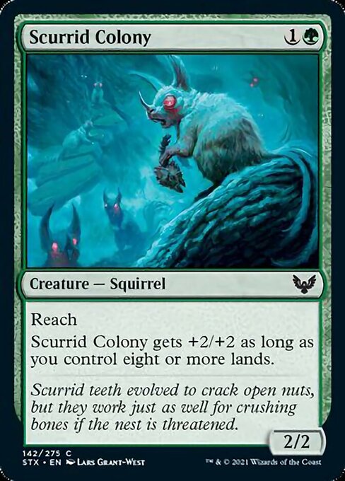 Scurrid Colony (Strixhaven) Medium Play