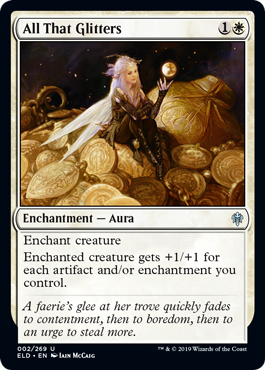 All That Glitters (Throne of Eldraine) Near Mint Foil