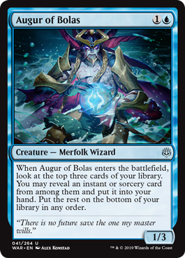 Augur of Bolas (War of the Spark) Near Mint