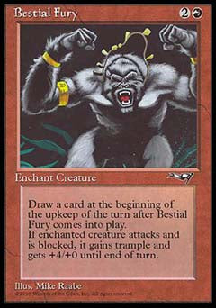 Bestial Fury (1) (Alliances) Heavy Play