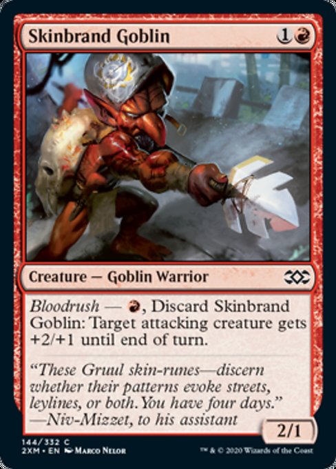 Skinbrand Goblin (Double Masters) Near Mint