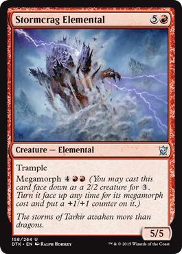 Stormcrag Elemental (Dragons of Tarkir) Near Mint