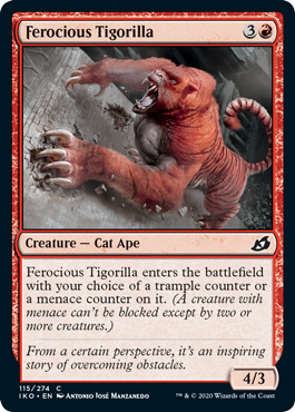 Ferocious Tigorilla (Ikoria: Lair of Behemoths) Near Mint