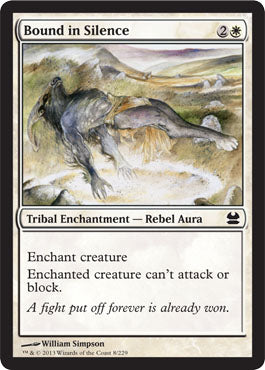 Bound in Silence (Modern Masters) Near Mint Foil