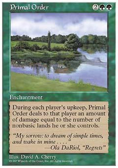 Primal Order (5th Edition) Near Mint