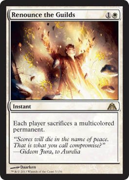 Renounce the Guilds (Dragon's Maze) Near Mint