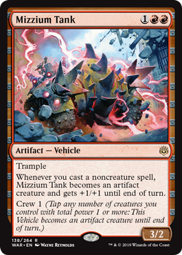 Mizzium Tank (War of the Spark) Medium Play