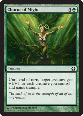 Chorus of Might (Return to Ravnica) Medium Play