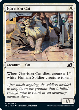 Garrison Cat (Ikoria: Lair of Behemoths) Near Mint