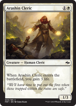 Arashin Cleric (Fate Reforged) Near Mint