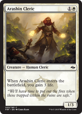 Arashin Cleric (Fate Reforged) Medium Play