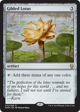 Gilded Lotus (Dominaria) Near Mint