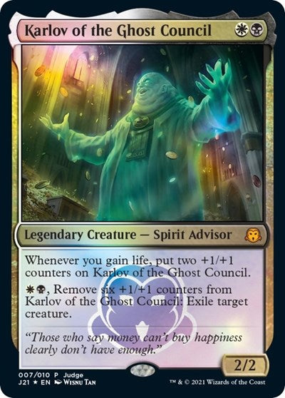 Karlov of the Ghost Council (Promos: Judge) Near Mint Foil