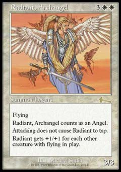 Radiant, Archangel (Urza's Legacy) Medium Play