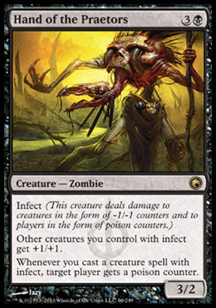 Hand of the Praetors (Scars of Mirrodin) Medium Play