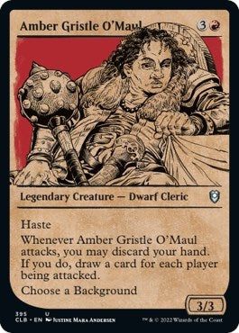 Amber Gristle O'Maul (Showcase) (Commander Legends: Battle for Baldur's Gate) Near Mint