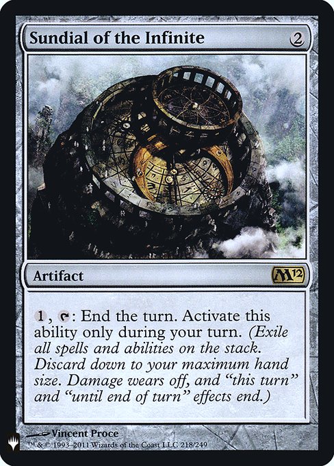 Sundial of the Infinite (Mystery Booster Retail Edition Foils) Near Mint Foil