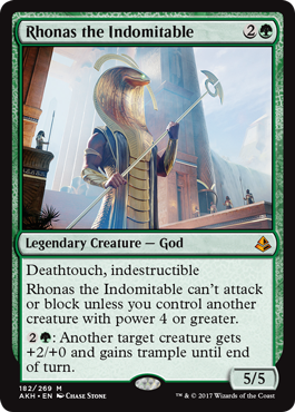 Rhonas the Indomitable (Amonkhet) Medium Play Foil