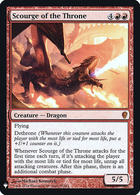 Scourge of the Throne (Mystery Booster Retail Edition Foils) Near Mint