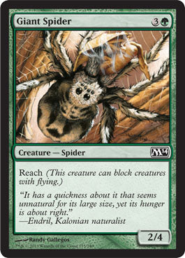 Giant Spider (Magic 2014 Core Set) Near Mint