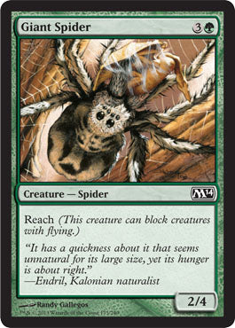 Giant Spider (Magic 2014 Core Set) Medium Play