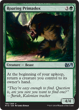 Roaring Primadox (Magic 2015 Core Set) Medium Play