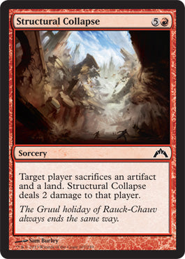 Structural Collapse (Gatecrash) Light Play Foil