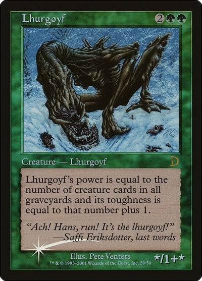 Lhurgoyf (Promos: Deckmasters Garfield vs Finkel) Near Mint Foil