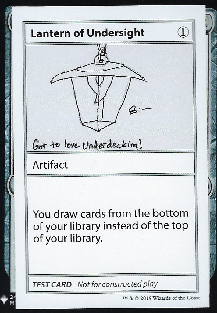Lantern of Undersight (Mystery Booster Test Print) Medium Play
