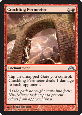Crackling Perimeter (Gatecrash) Light Play Foil