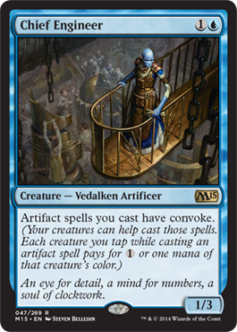 Chief Engineer (Magic 2015 Core Set) Near Mint Foil