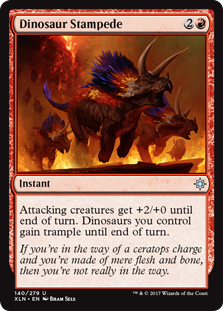 Dinosaur Stampede (Ixalan) Near Mint