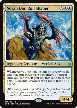 Noyan Dar, Roil Shaper (Battle for Zendikar) Near Mint