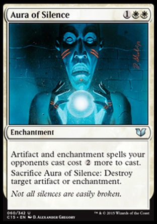 Aura of Silence (Commander 2015) Medium Play