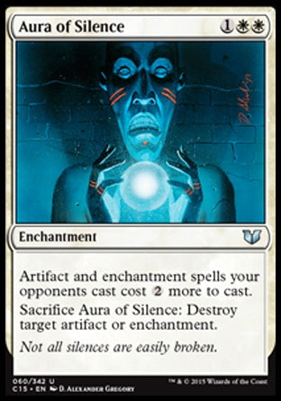 Aura of Silence (Commander 2015) Medium Play