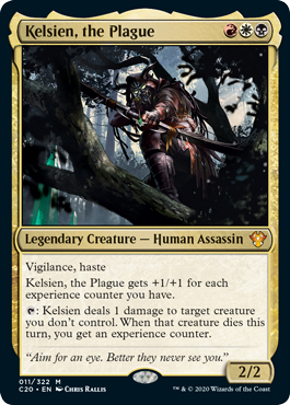Kelsien, the Plague (Commander 2020 Ikoria) Near Mint Foil