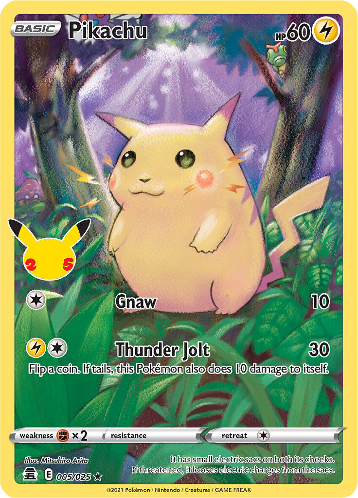 Pikachu (005/025) [SWSH: Celebrations]