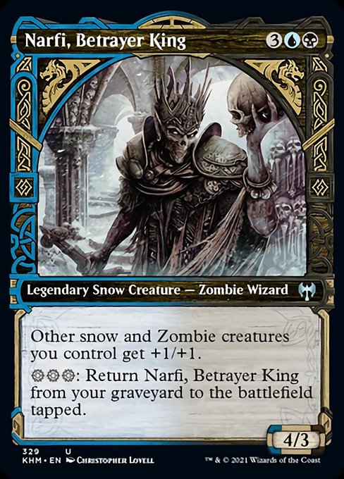 Narfi, Betrayer King (Showcase) (Kaldheim) Near Mint Foil