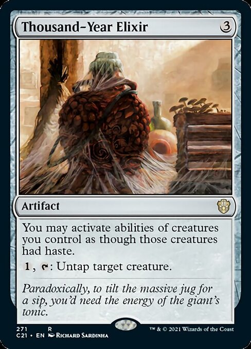 Thousand-Year Elixir (Commander 2021 Strixhaven) Medium Play