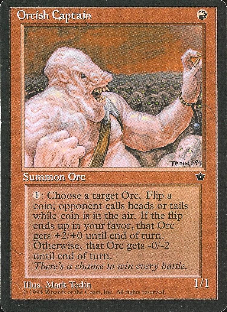 Orcish Captain (Fallen Empires) Medium Play
