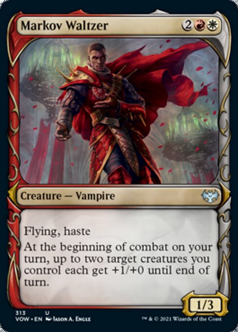 Markov Waltzer (Showcase) (Innistrad: Crimson Vow) Near Mint