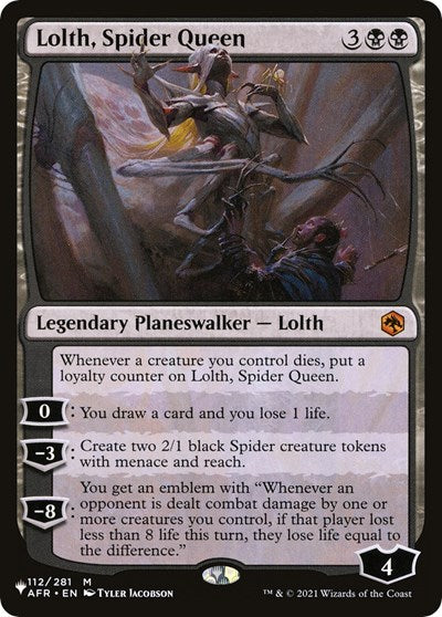 Lolth, Spider Queen (The List) Near Mint