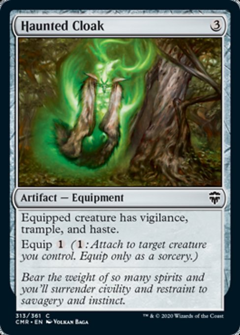 Haunted Cloak (Commander Legends) Near Mint Foil
